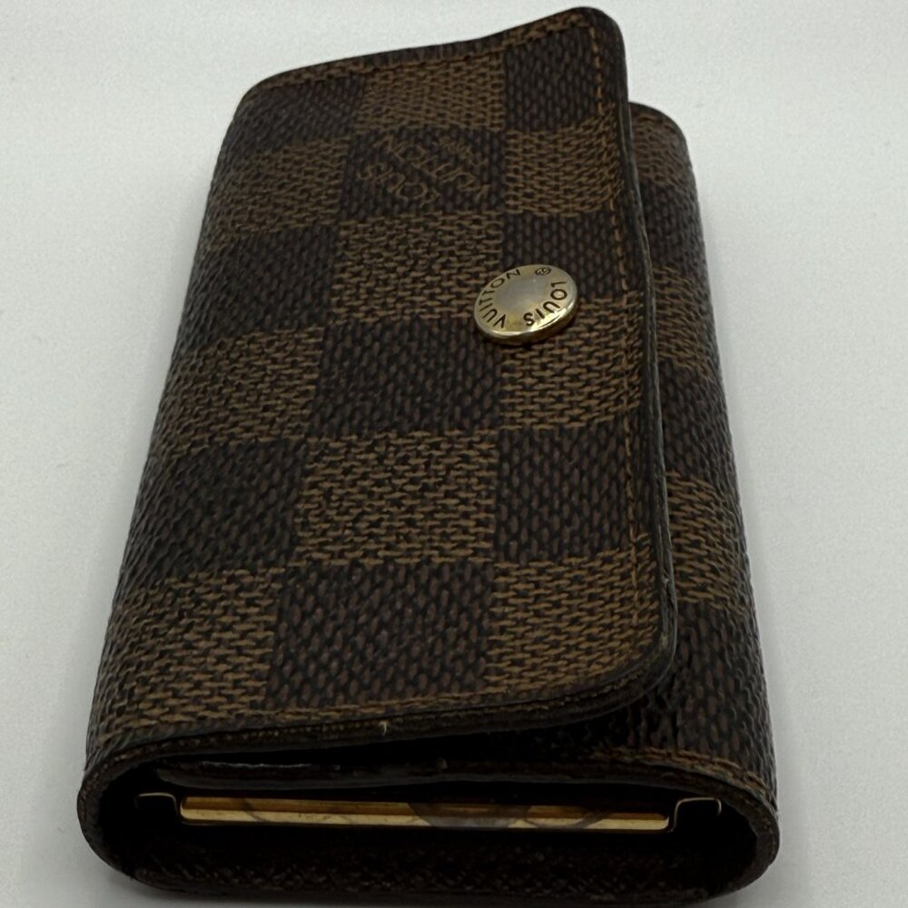 Louis Vuitton Damier Ebene 4 Ring Key Cles - Picture 4 of 11